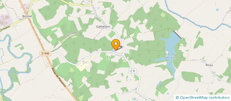 localisation de l'entreprise RESIDENCE SAINTE CATHERINE  LASSERRADE