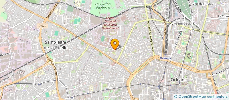 localisation de l'entreprise RESIDENCE SAINTE CECILE à ORLEANS