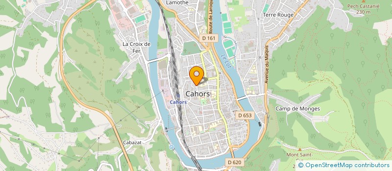 localisation de l'entreprise RESIDENCE SAINTE CLAIRE  CAHORS