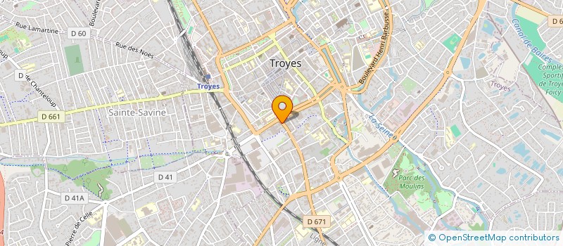 localisation de l'entreprise RESIDENCE SAINTE JEANNE à TROYES