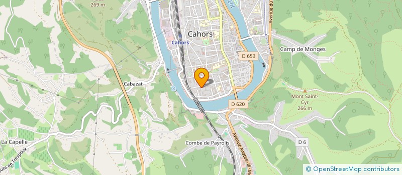 localisation de l'entreprise RESIDENCE SAINTE MAURILLE  CAHORS