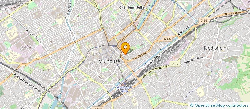 localisation de l'entreprise RESIDENCE SALVATOR II  MULHOUSE