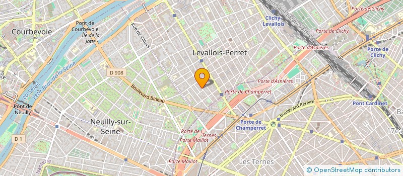 localisation de l'entreprise RESIDENCE SALVY à LEVALLOIS-PERRET