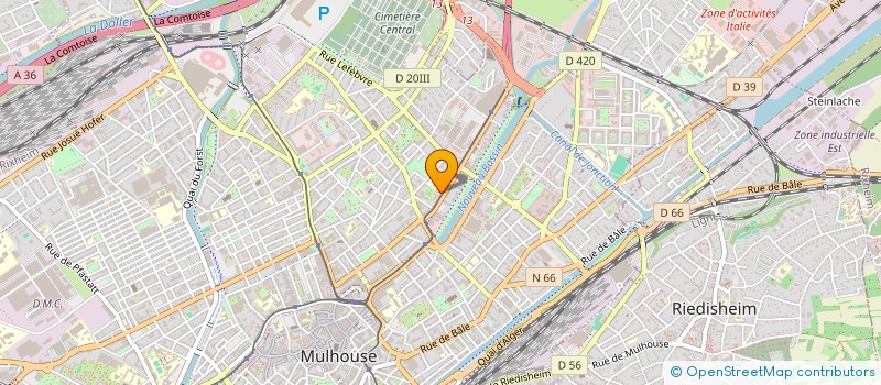 localisation de l'entreprise RESIDENCE SCHUMAN  MULHOUSE