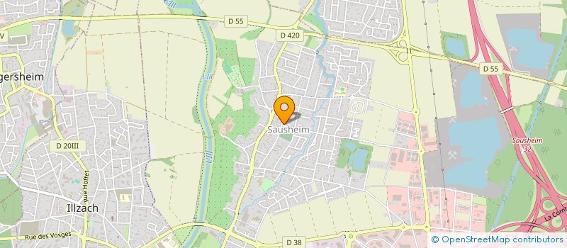 localisation de l'entreprise RESIDENCE SCHWEITZER  BALDERSHEIM