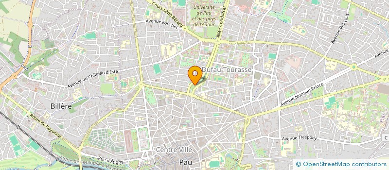 localisation de l'entreprise RESIDENCE SCI VILLA COLIGNY à PAU