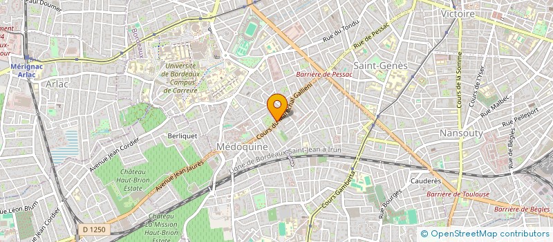 localisation de l'entreprise RESIDENCE SEPT ETOILES  BORDEAUX