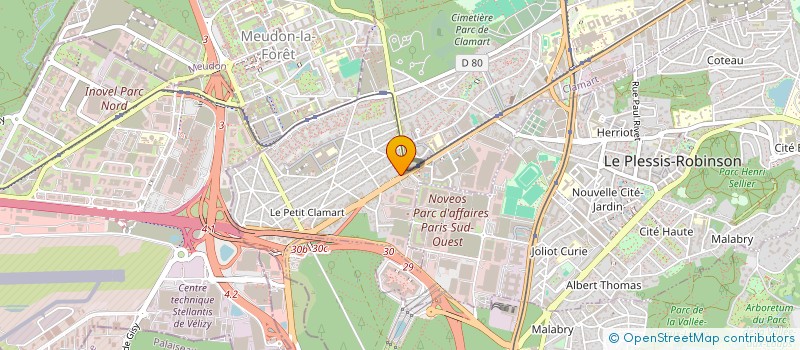 localisation de l'entreprise RESIDENCE SERVICES à CLAMART