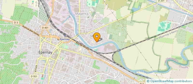 localisation de l'entreprise RESIDENCE SERVICES PRO  EPERNAY