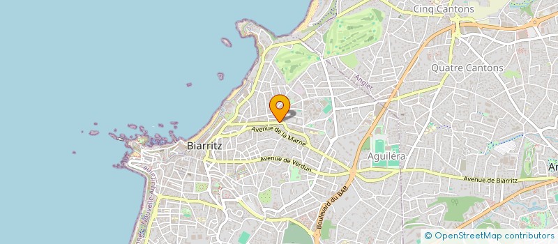 localisation de l'entreprise RESIDENCE SOLEDAD  BIARRITZ