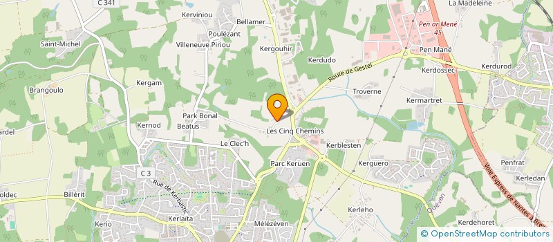 localisation de l'entreprise RESIDENCE SOLIGNY  GUIDEL