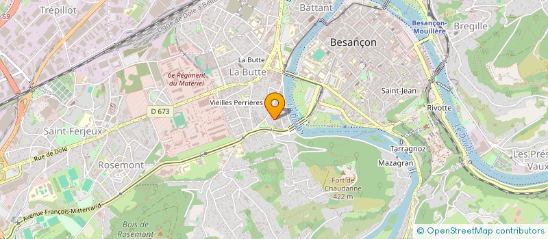 localisation de l'entreprise RESIDENCE SOUS CHAUDANNE à BESANCON