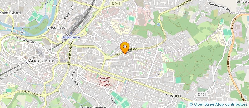 localisation de l'entreprise RESIDENCE SQUARE ELIZABETH à ANGOULEME