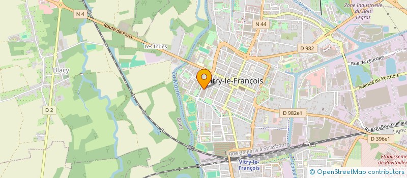 localisation de l'entreprise RESIDENCE ST GERMAIN à VITRY-LE-FRANCOIS