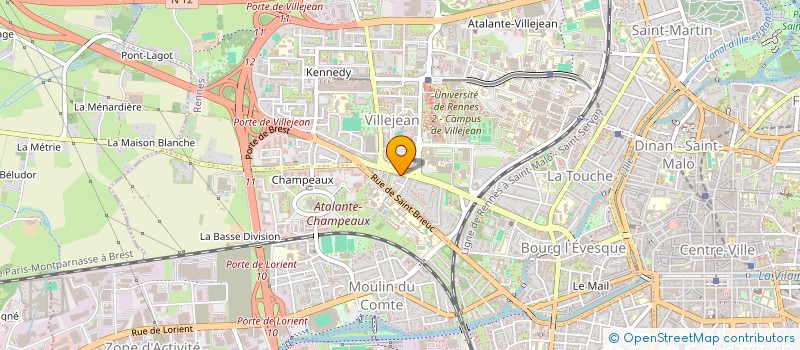 localisation de l'entreprise RESIDENCE ST J-B DE LA SALLE  RENNES