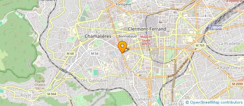 localisation de l'entreprise RESIDENCE ST POL 16 BD ARISTIDE BRIAND  CHAMALIERES