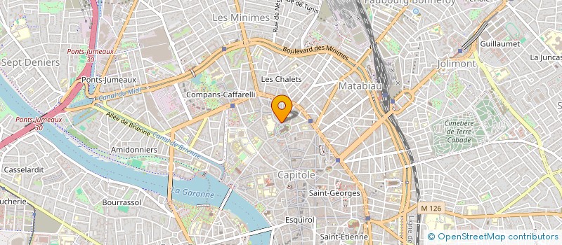 localisation de l'entreprise RESIDENCE ST SERNIN  TOULOUSE