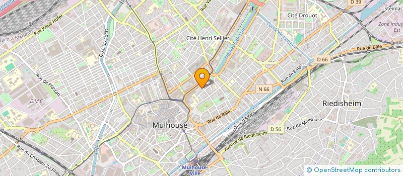 localisation de l'entreprise RESIDENCE STALINGRAD  MULHOUSE