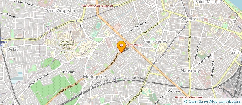 localisation de l'entreprise RESIDENCE TALANSSA à TALENCE