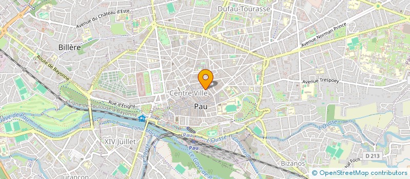 localisation de l'entreprise RESIDENCE TAYLOR à PAU