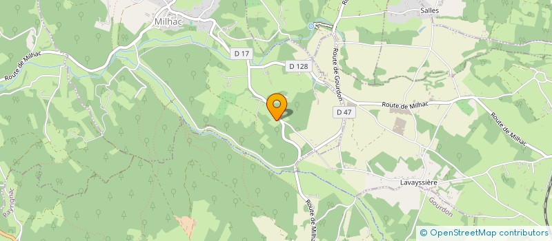 localisation de l'entreprise RESIDENCE TERRES DES MERVEILLES  GOURDON