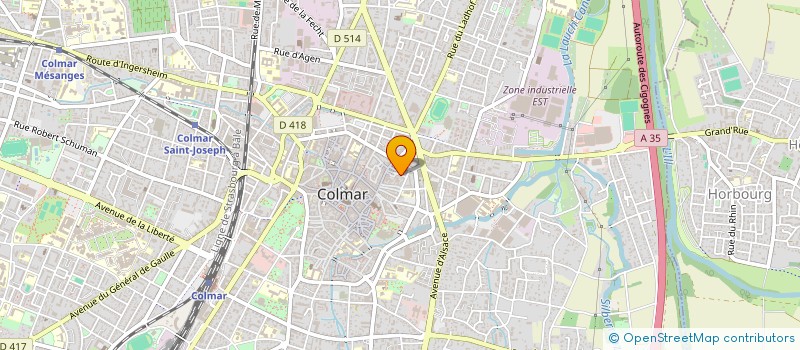 localisation de l'entreprise RESIDENCE THEINHEIM  COLMAR