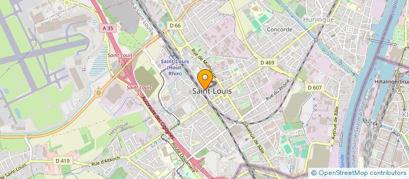 localisation de l'entreprise RESIDENCE THEO BACHMANN  SAINT-LOUIS