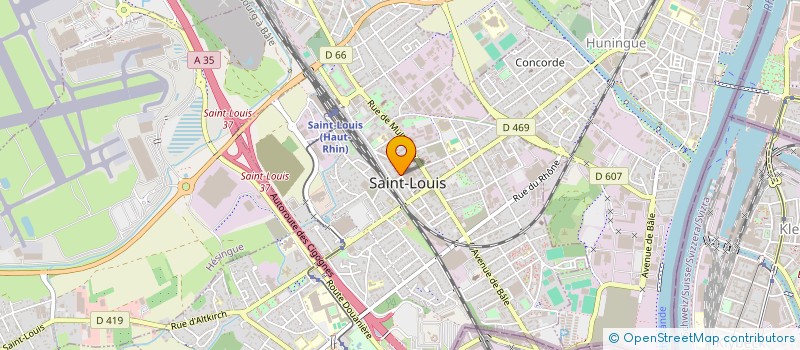 localisation de l'entreprise RESIDENCE THEO BACHMANN II  SAINT-LOUIS