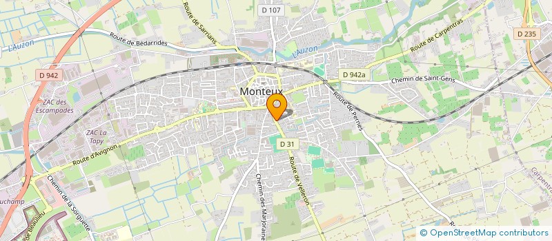 localisation de l'entreprise RESIDENCE TOPAZE  MONTEUX