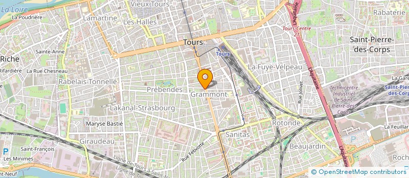 localisation de l'entreprise RESIDENCE TRIANON  TOURS