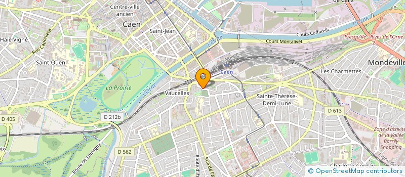 localisation de l'entreprise RESIDENCE UPAC 11B à CAEN