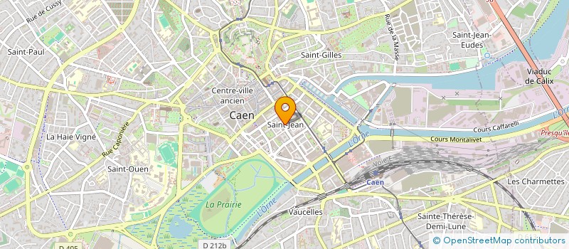 localisation de l'entreprise RESIDENCE UPAC 37 à CAEN