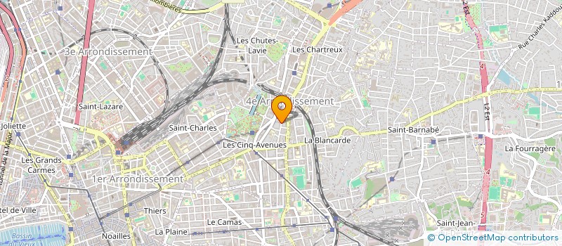 localisation de l'entreprise RESIDENCE URBAN CHIC à MARSEILLE