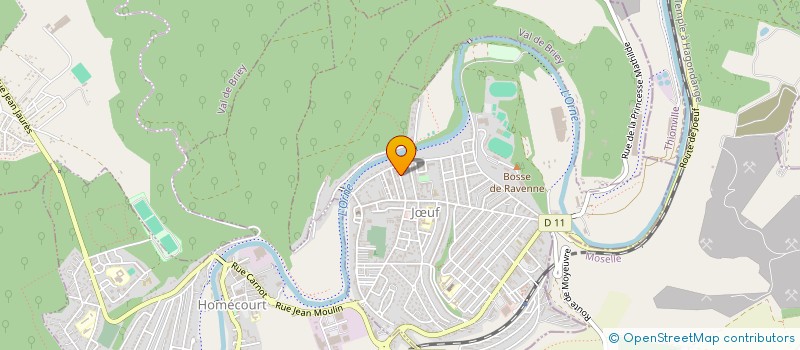 localisation de l'entreprise RESIDENCE VAL DE RAVENNE  JUF