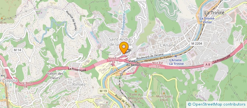 localisation de l'entreprise RESIDENCE VALENTINA  SAINT-ANDRE-DE-LA-ROCHE