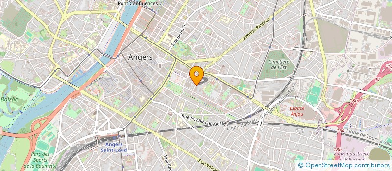 localisation de l'entreprise RESIDENCE VAP à ANGERS