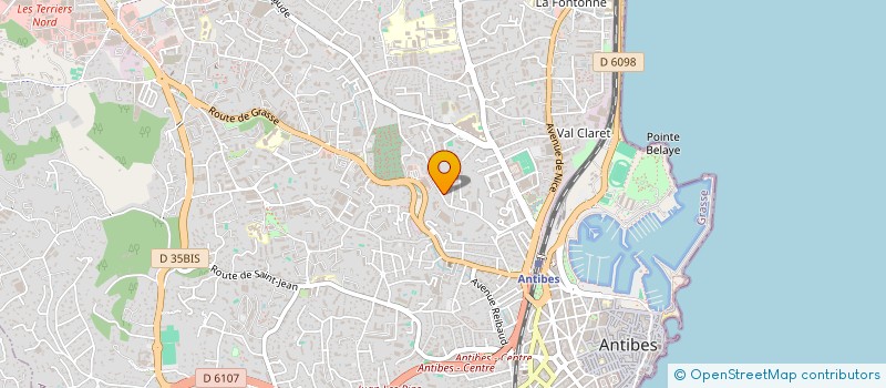 localisation de l'entreprise RESIDENCE VAUBAN  ANTIBES