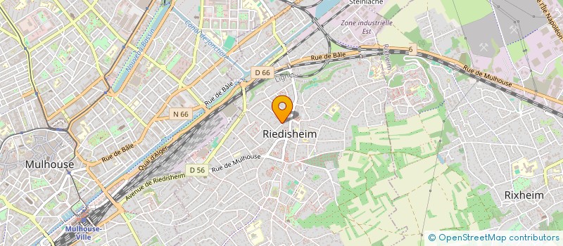 localisation de l'entreprise RESIDENCE VERDUN  RIEDISHEIM