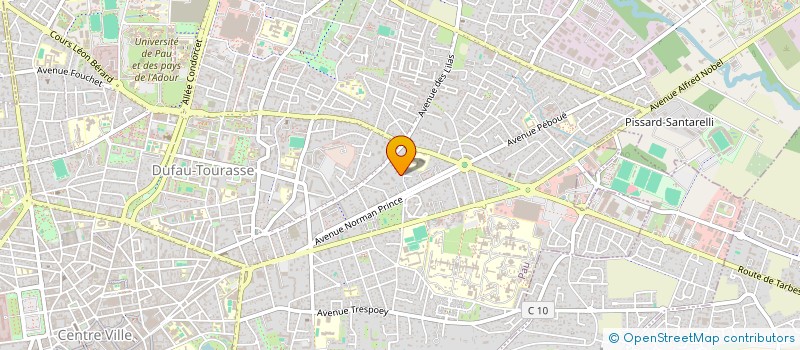 localisation de l'entreprise RESIDENCE VERSAILLES B à PAU