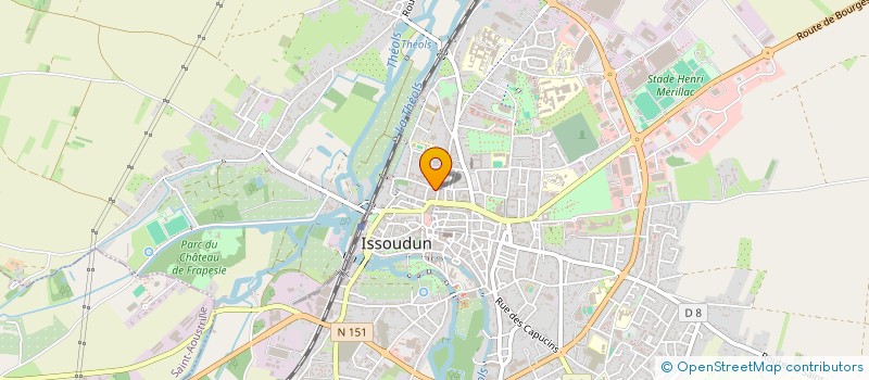 localisation de l'entreprise RESIDENCE VIA ROMA  ISSOUDUN