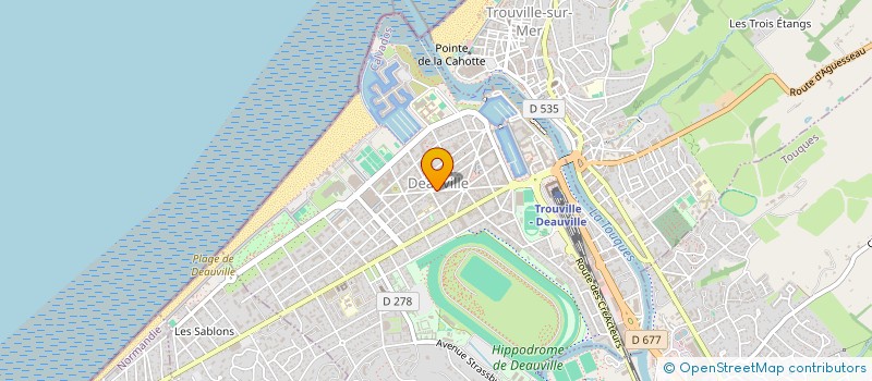 localisation de l'entreprise RESIDENCE VICTOR HUGO  DEAUVILLE