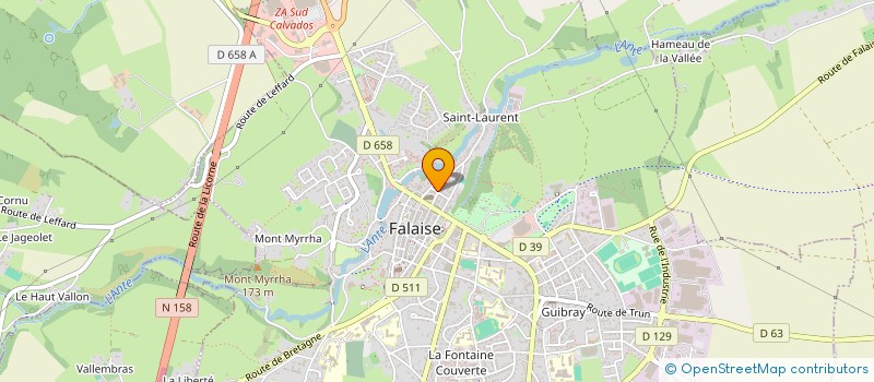 localisation de l'entreprise RESIDENCE VICTOR HUGO  FALAISE