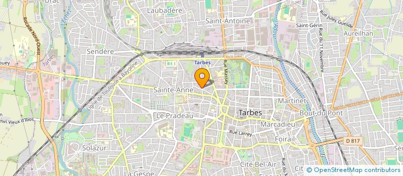 localisation de l'entreprise RESIDENCE VICTOR HUGO  TARBES