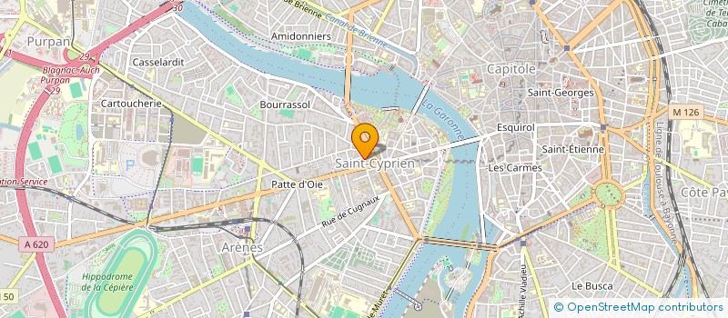 localisation de l'entreprise RESIDENCE VILLENEUVE à TOULOUSE