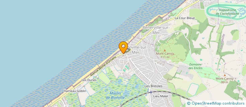 localisation de l'entreprise RESIDENCE VILLERS 2000  BLONVILLE-SUR-MER