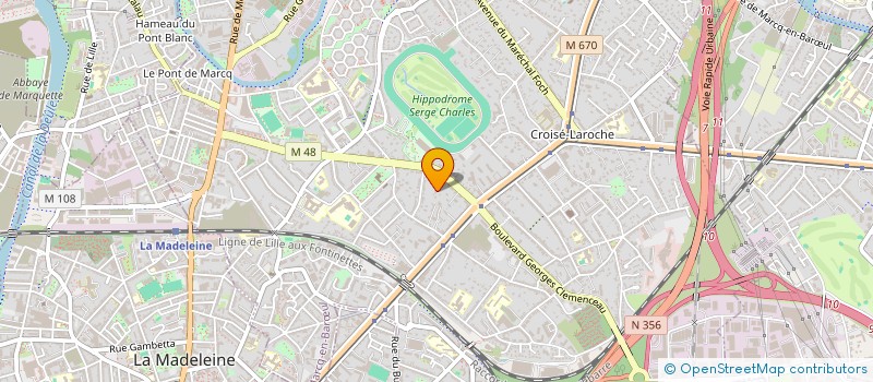localisation de l'entreprise RESIDENCE YEARLING à MARCQ-EN-BARŒUL