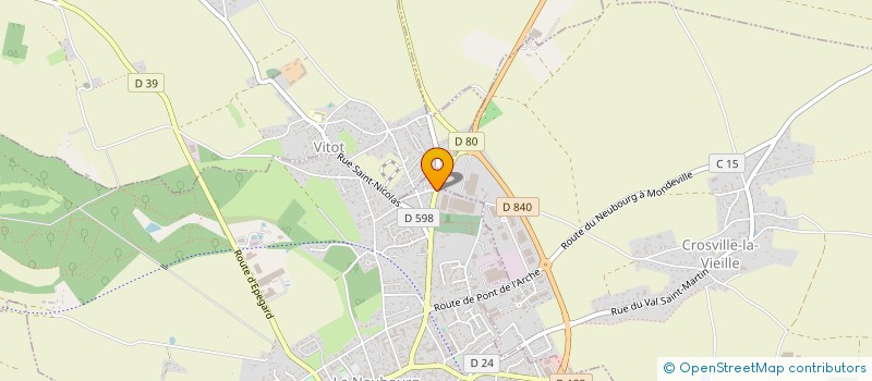 localisation de l'entreprise RESIDENCE YVONNE  GAILLON