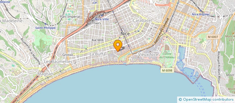 localisation de l'entreprise RESIDENCES CRESCI à NICE