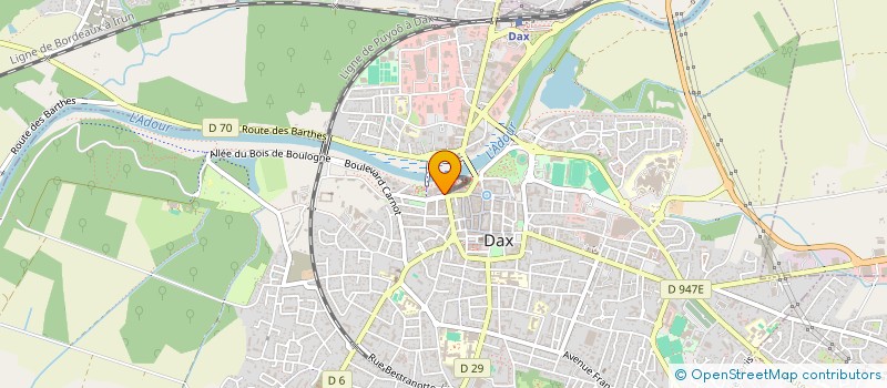 localisation de l'entreprise RESIDENCES DAXADOUR à DAX