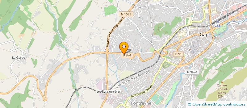 localisation de l'entreprise RESIDENCES DE L'ADRET à GAP